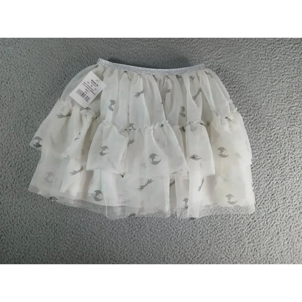 Disney Nightmare Before Christmas Girls Skirt Size 7 Bats Halloween Twirl NWT